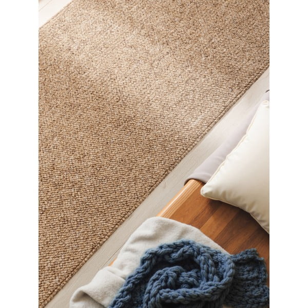 Svjetlo smeđa periva staza 80x240 cm Rocco Caramel – Elle Decoration-image-3