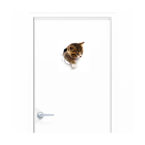 Zidna naljepnica Ambiance Hiding Cat-image-1