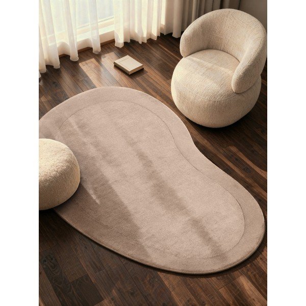 Bež ručno rađen tepih od mješavine vune 125x200 cm Kari Organic – Villeroy&Boch-image-1