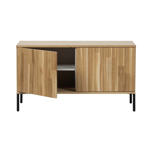 TV komoda u dekoru hrasta u prirodnoj boji 100x56x44 cm Gravure – WOOOD-image-3