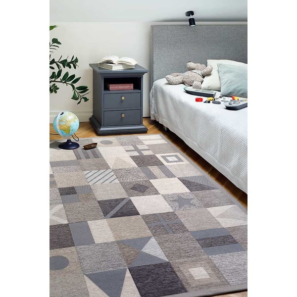 Smeđe-bež dječji tepih 200x140 cm Laeva - Narma-image-2