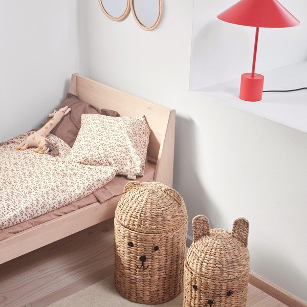 Dječje kutije za pohranu u setu 2 kom od morske trave u prirodnoj boji ø 28,5x49,5 cm Bear & Rabbit – OYOY Mini-image-1