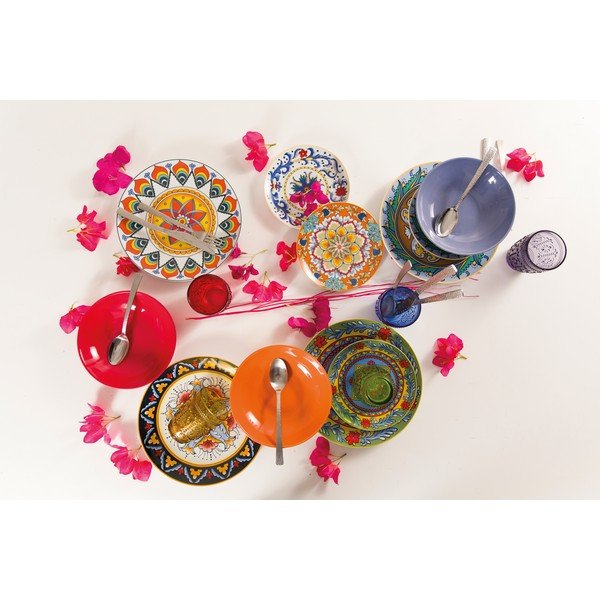 18-dijelni set porculanskih i zemljanih tanjura u boji VDE Tivoli 1996 Renaissance-image-3