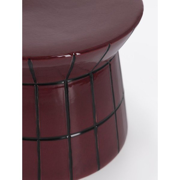 Bordo okrugao stolić za kavu keramički ø 37,5 cm Abbes – Bizzotto-image-2