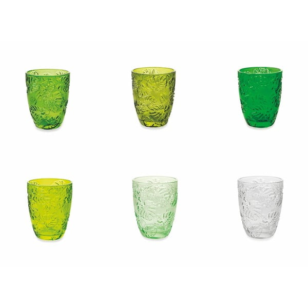 Set od 6 čaša u boji Villa d&#39;Este Jungle, 230 ml