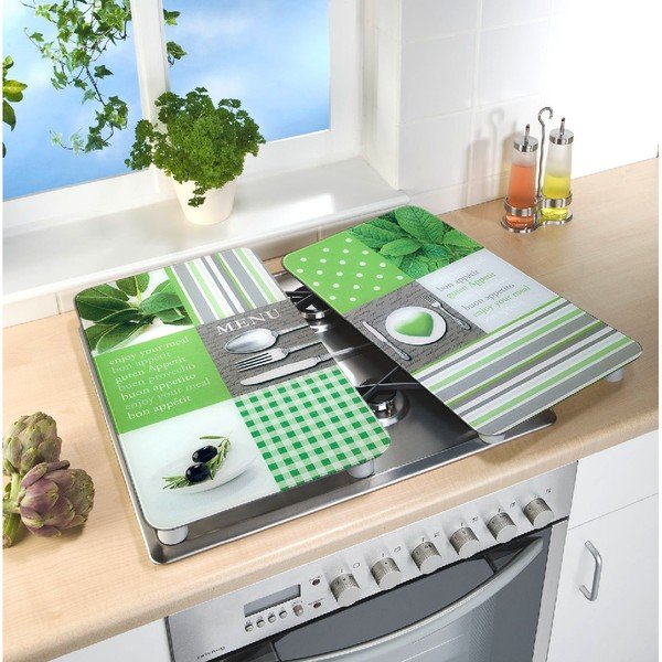Set od 2 staklena poklopca za štednjak Wenko Menu-image-2