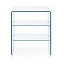Stakleni pomoćni stol 40x50 cm Iride – Bizzotto