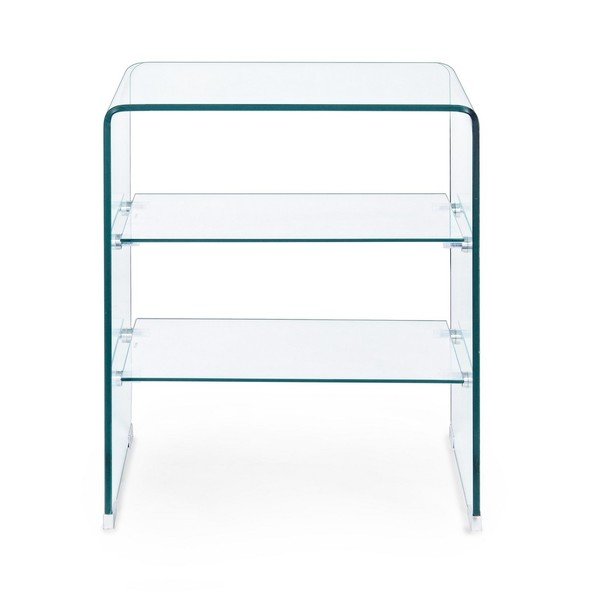 Stakleni pomoćni stol 40x50 cm Iride – Bizzotto