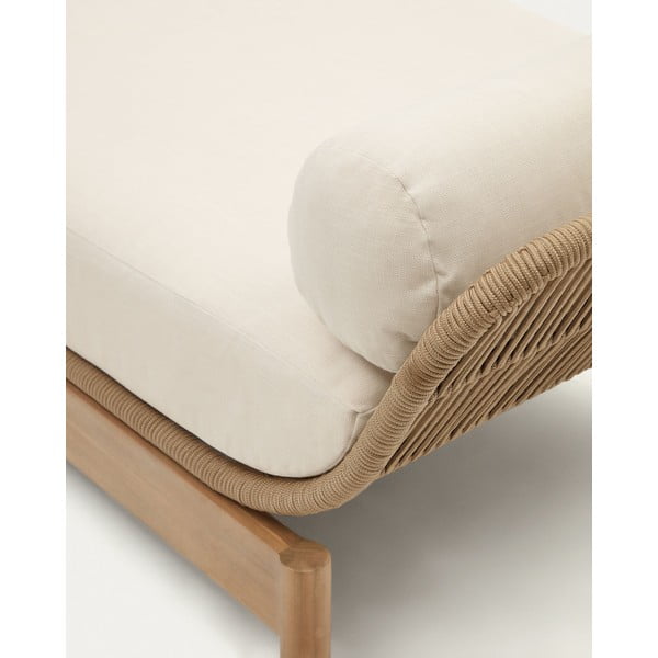 Krem/u prirodnoj boji vrtna sofa od masivnog bagrema Catalina – Kave Home-image-4