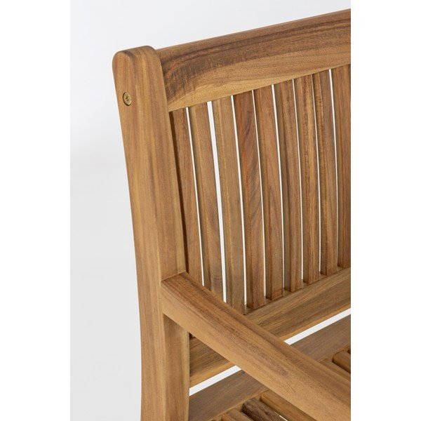 Vrtna klupa od masivnog drveta u prirodnoj boji Noemi – Bizzotto-image-1