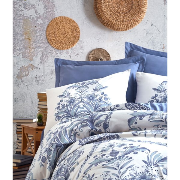 Pamučna posteljina s plahtama Cotton Box Egina, 200 x 220 cm-image-1