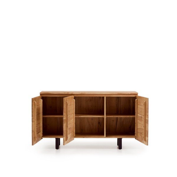 Komoda od masivnog bagrema u prirodnoj boji 150x88x40 cm Uxue – Kave Home-image-4