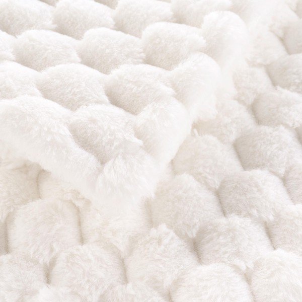Krem deka od mikropliša 220x240 cm Frosty – douceur d'intérieur-image-4
