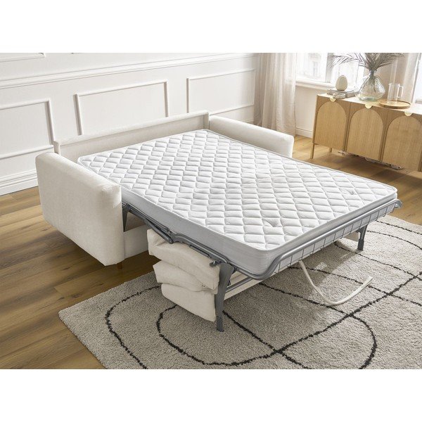 Bež sofa za spavanje/sklopiva 220 cm Cocoone – Bobochic Paris-image-1
