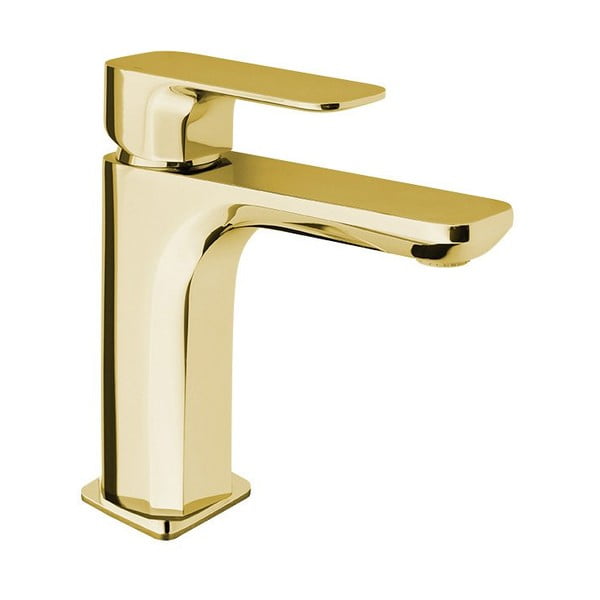 Stojeća slavina za umivaonik u zlatnoj boji Spy – Sapho