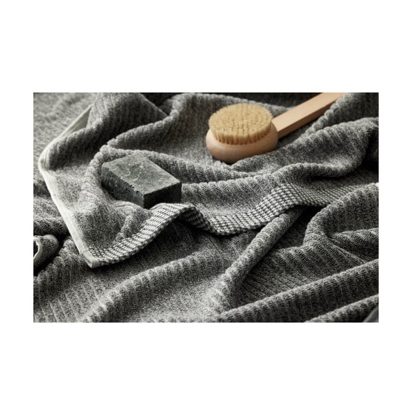 Sivi ručnik od organskog pamuka Södahl Melange, 50 x 100 cm-image-2