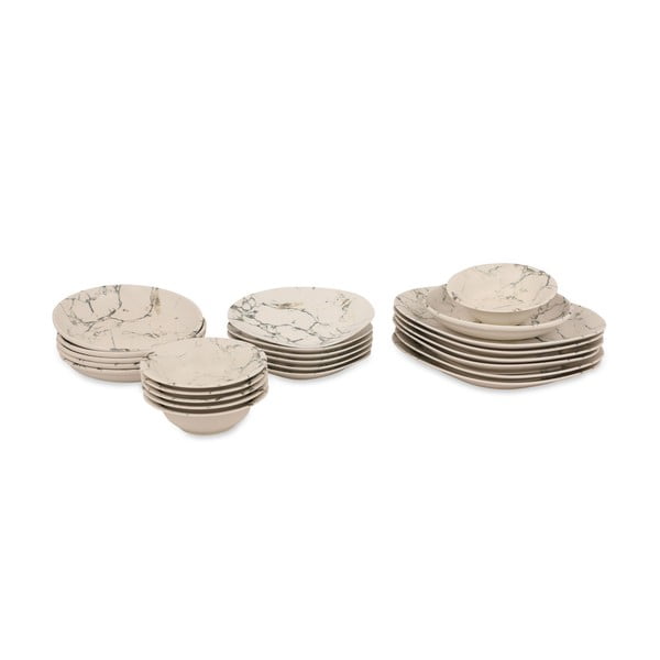 24-dijelni set porculanskog posuđa Kütahya Porselen Light Marble-image-2