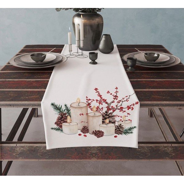 Nadstolnjak s božićnim motivom 45x140 cm Merry Christmas – Mila Home-image-1