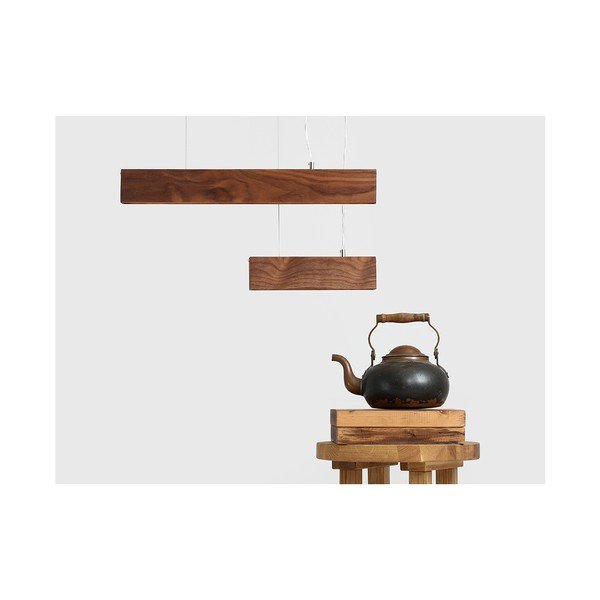 Viseća lampa od orahovog drveta Custom Form Line Plus L-image-3