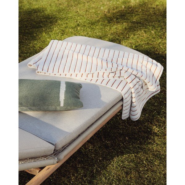 Narančasti/bež pamučan ručnik od frotira 70x140 cm Dorane – Kave Home-image-1