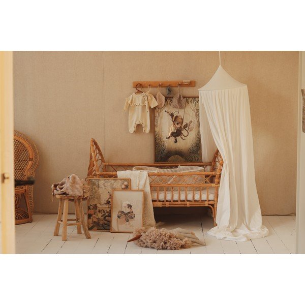 Bijeli pamučni baldahin Cream - Moi Mili-image-4