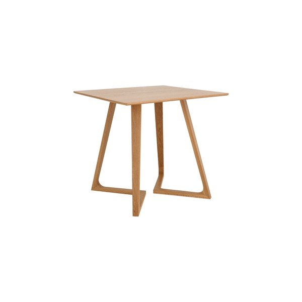 Blagovaonski stol od punog hrasta 75x80 cm Gradie – Ellos Home