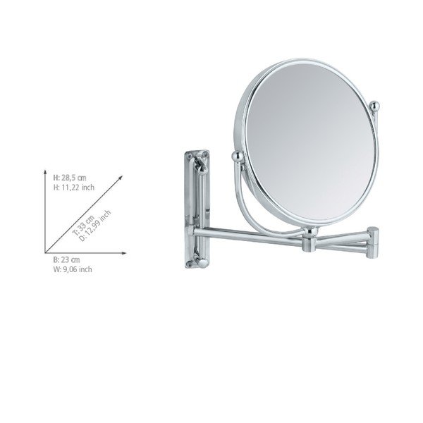 Kozmetičko ogledalo ø 19 cm Deluxe – Wenko-image-1