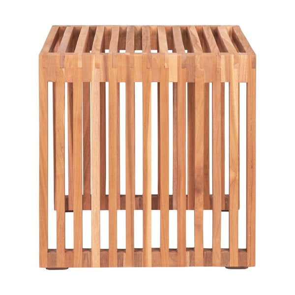 Pomoćni stol od masivne tikovine 40x40 cm Pego – House Nordic-image-4