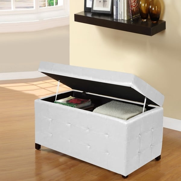 Bijela stolica sa prostorom za odlaganje Evergreen House Multi, 84 x 49 cm-image-1