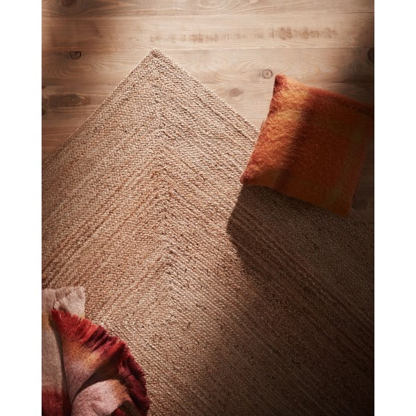 Juta tepih u prirodnoj boji 200x300 cm Alfombra - Kave Home-image-1