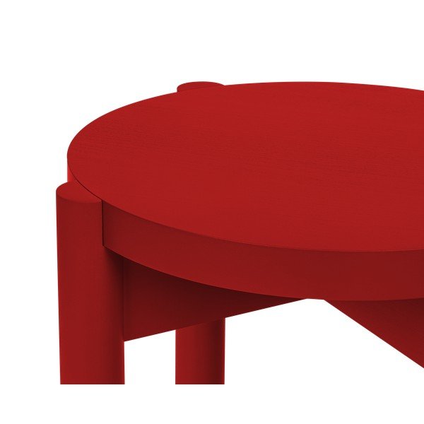 Crveni stolac od masivne bukve Hopp – noo.ma-image-3