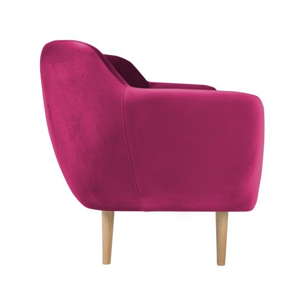 Ružičasta fotelja Mazzini Sofas Amelie-image-1