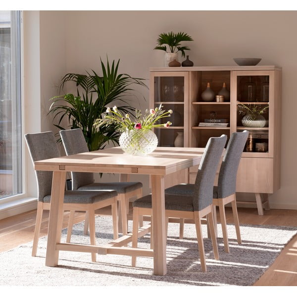 Blagovaonski stol od mat lakiranog hrasta Rowico Brooklyn, 170 x 95 cm-image-2