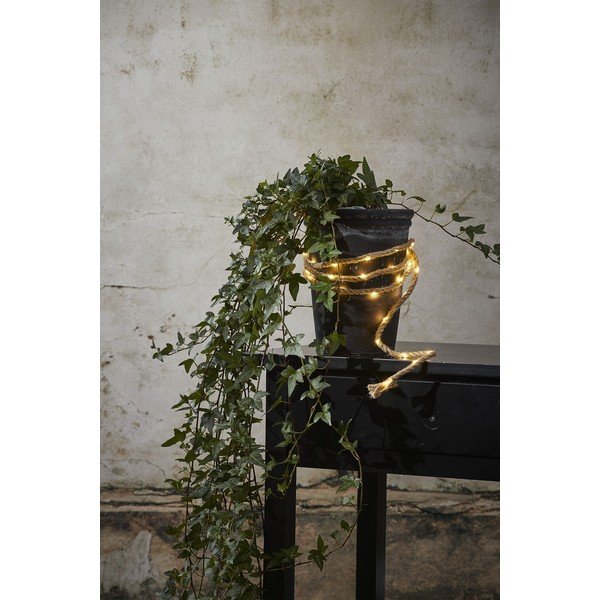 Smeđi LED rasvjetni lanac Star Trading Jutta, 40 svjetala, dužina 200 cm-image-1