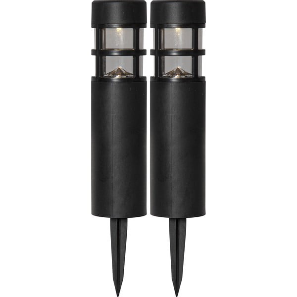 Set od 2 vanjska solarna LED svjetla Star Trading Rundi, visina 28 cm