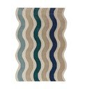 Plavi ručno rađen vunen tepih 140x200 cm Cascade Wool – Flair Rugs