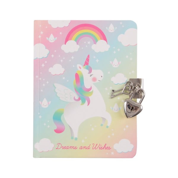 Bilježnica sa Sass &amp; Belle Rainbow Unicorn, A5