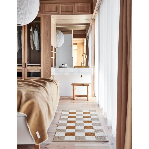 Oker žuta/bež unutarnja i vanjska staza 70x240 cm Pix Vanilla Ochre – Pappelina-image-1