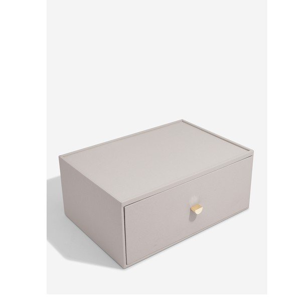 Svjetlo smeđi kupaonski organizator za kozmetiku Supersize – Stackers