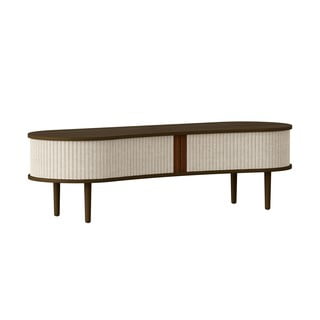 Smeđa/bež TV komoda u dekoru hrasta 140x40 cm Audacious – UMAGE