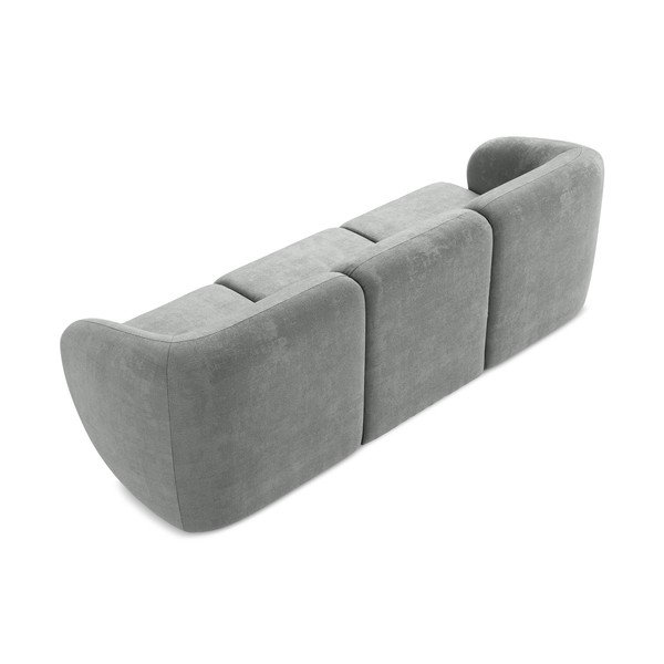 Siva sofa od šenila 244 cm Lani – Makamii-image-3
