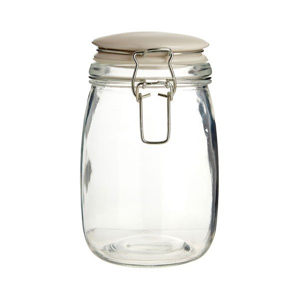 Set od 3 staklenke za pohranu u košarici Premier Housewares Country Cottage, 1000 ml-image-1
