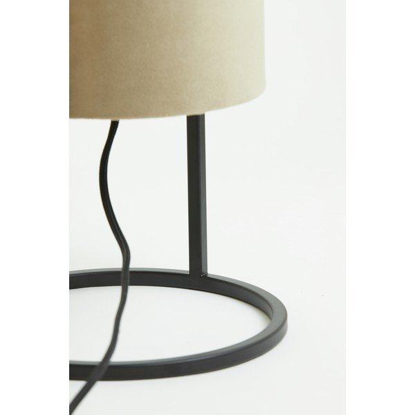 Crno-bež stolna lampa (visina 35 cm) Santos - Light & Living-image-4