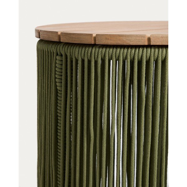 Okrugao vrtni stolić s pločom stola od bagrema ø 40 cm Dandara – Kave Home-image-3