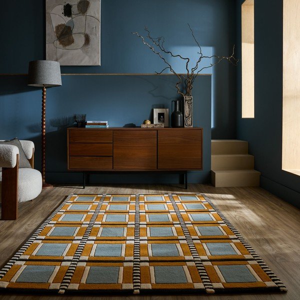 Ručno rađen vunen tepih 200x290 cm Quadro Wool – Flair Rugs-image-1