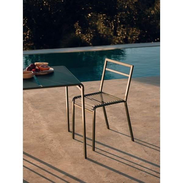 Zelena metalna vrtna stolica Oto – noo.ma-image-1