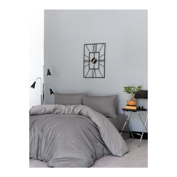 Set pamučne posteljine za Casual Grey, 200 x 220 cm