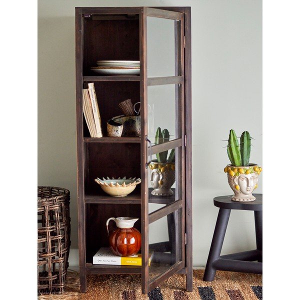 Vitrina od masivne jele u prirodnoj boji 45x125 cm Marl – Bloomingville-image-1