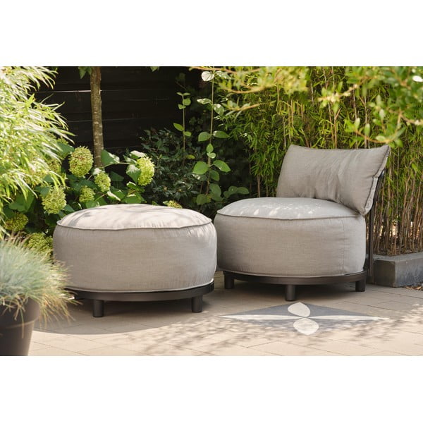 Svijetlo siva podstavljena vrtna fotelja Emma – Hartman-image-1