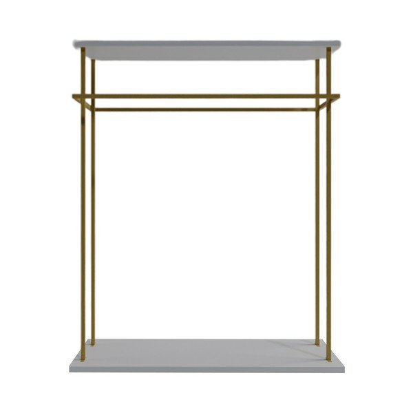 Bijeli stalak za odjeću Wuppertal – Kalune Design